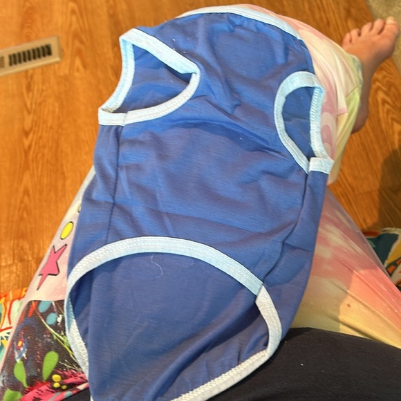 5/$20 Blue size small dog tee - Picture 2 of 3
